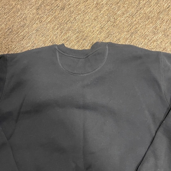 Eddie Bauer black men’s crewneck sweater size 2XL warm winter - Picture 9 of 9